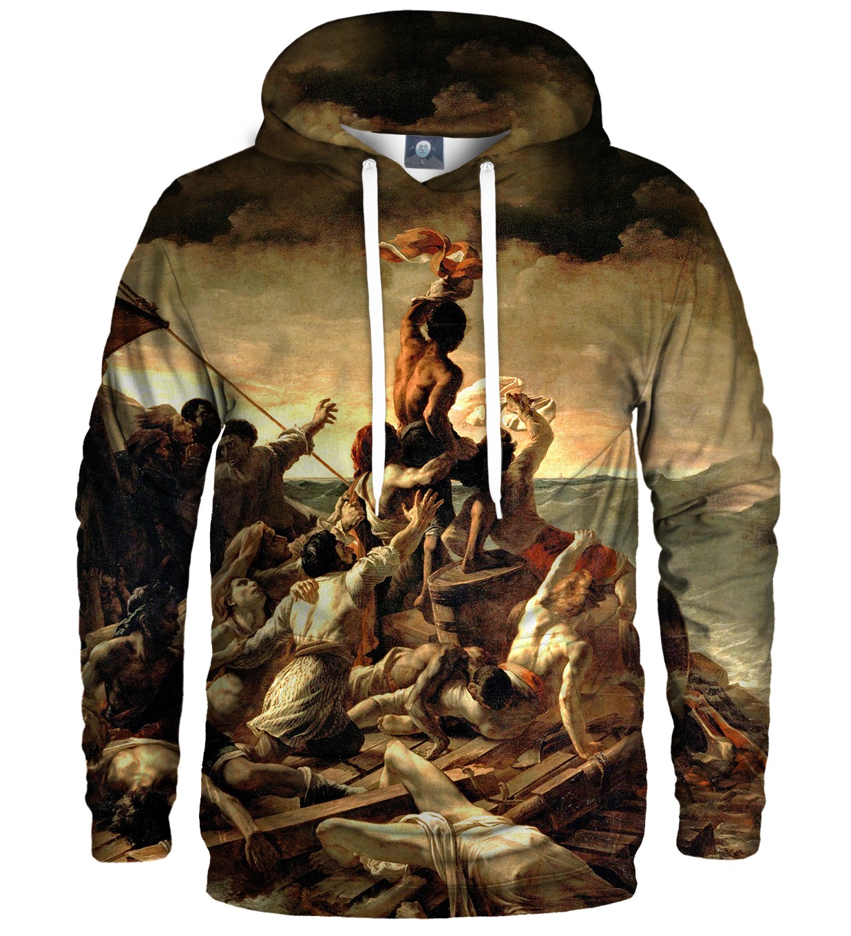 Aloha From Deer Unisex's The Raft Of The Medusa Hoodie H-K AFD336