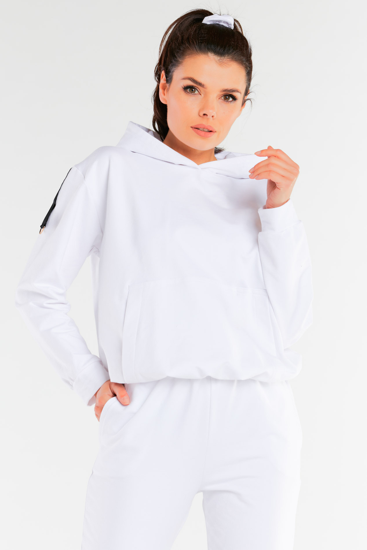 Infinite You Woman's Hoodie M248 White