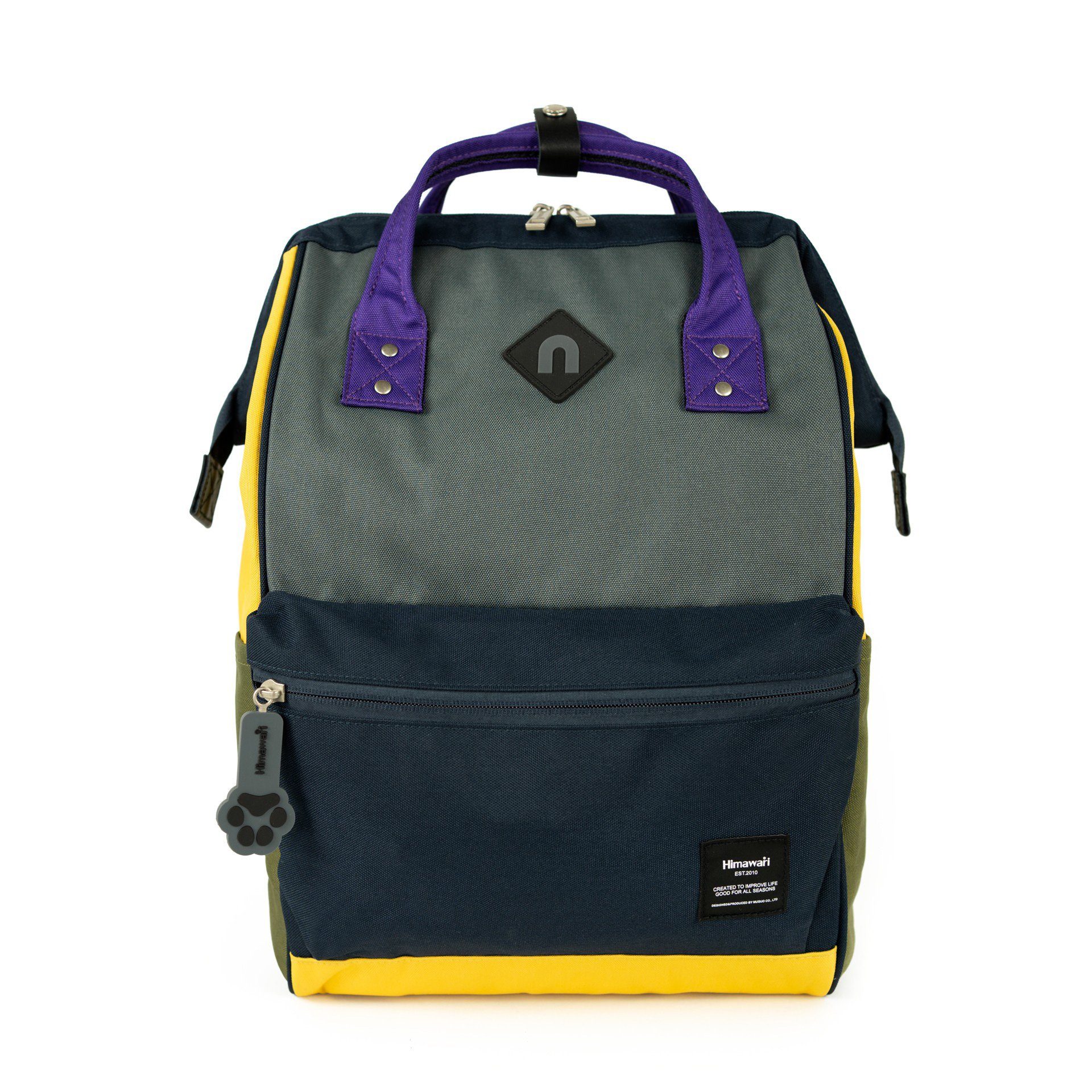 Himawari Unisex's Backpack Tr22312-6 Navy Blue