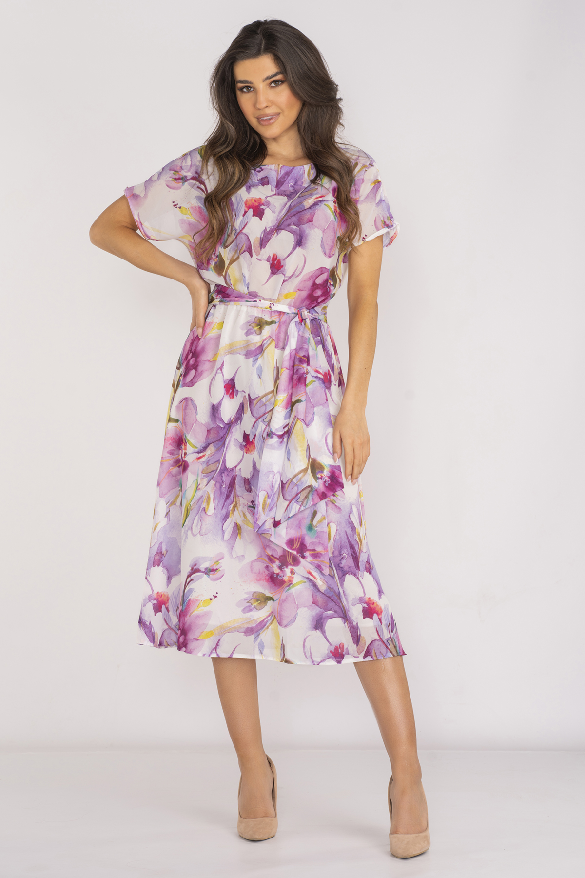 Awama Woman's Dress A510 Violet