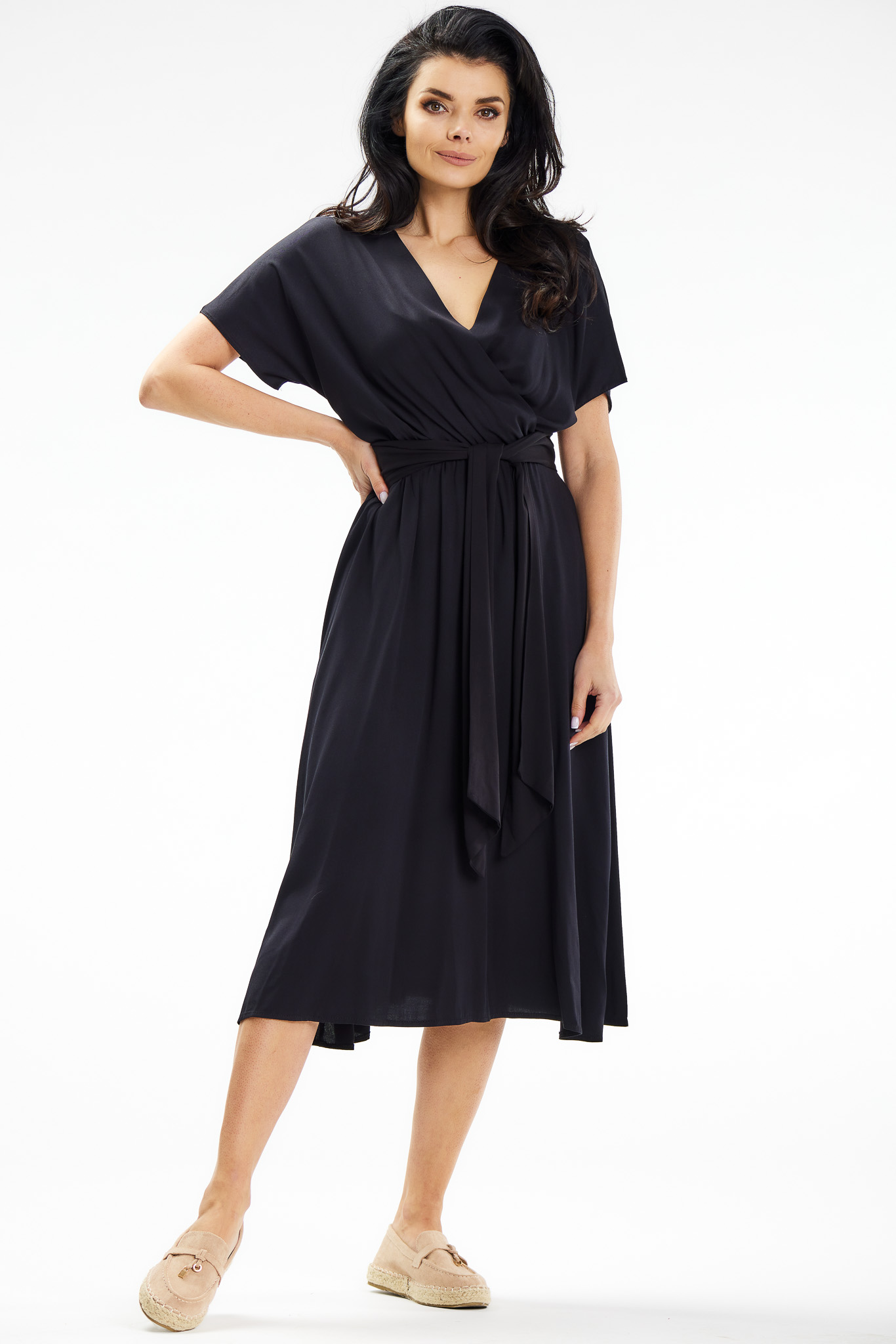 Awama Woman's Dress A642 Black