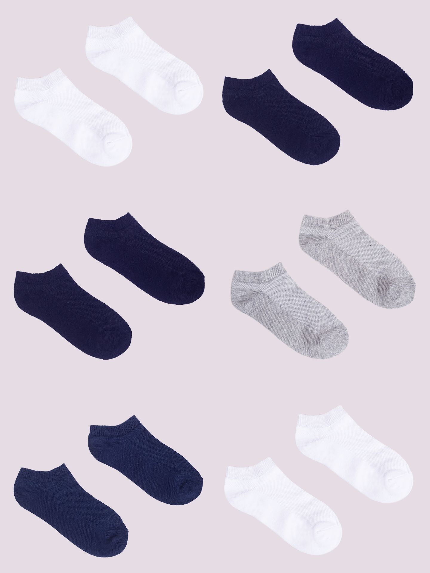 Levně Yoclub Kids's Ankle Thin Socks Basic Colours 6-Pack P1