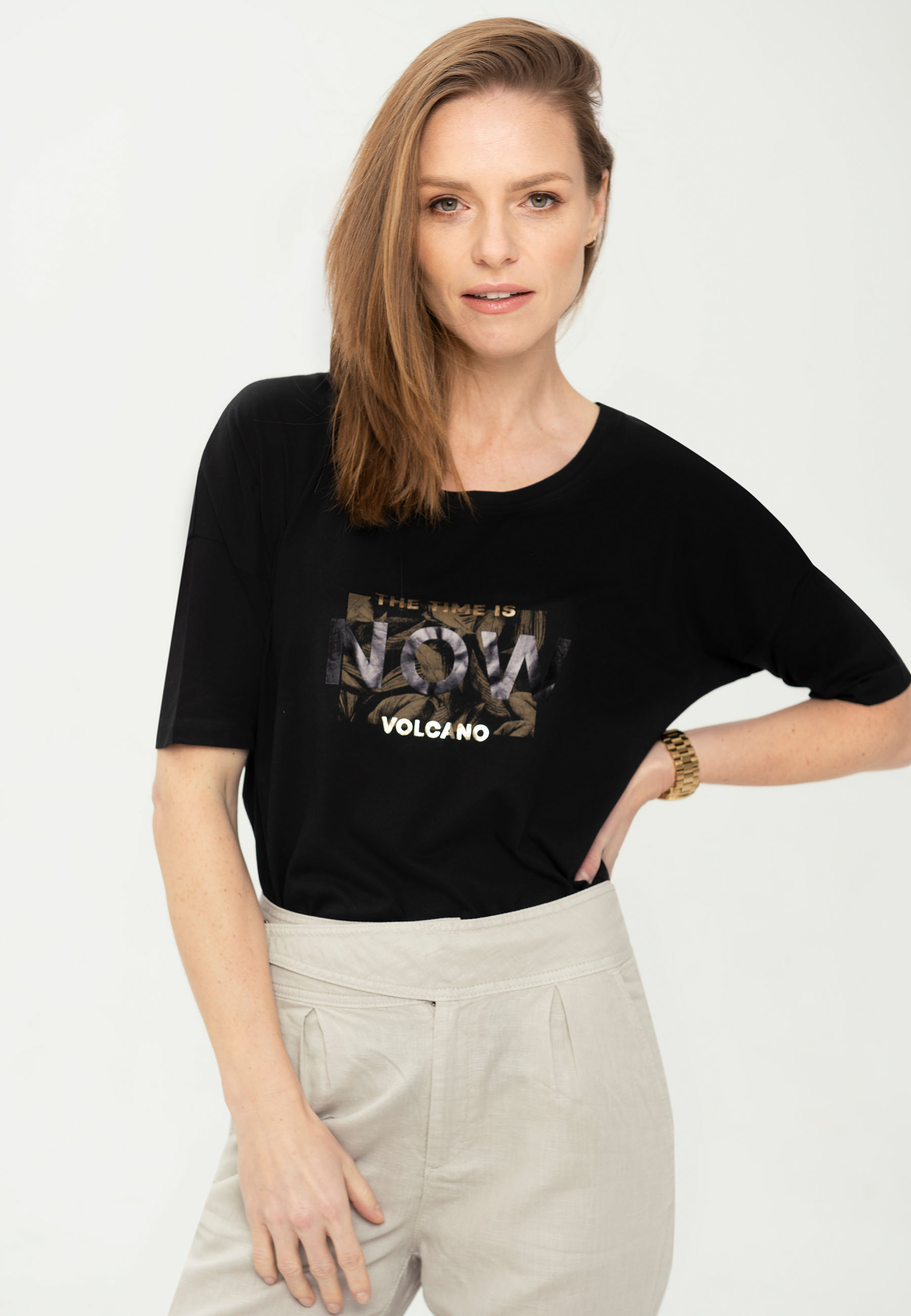 Levně Volcano Woman's T-shirt T-Now L02076-S23