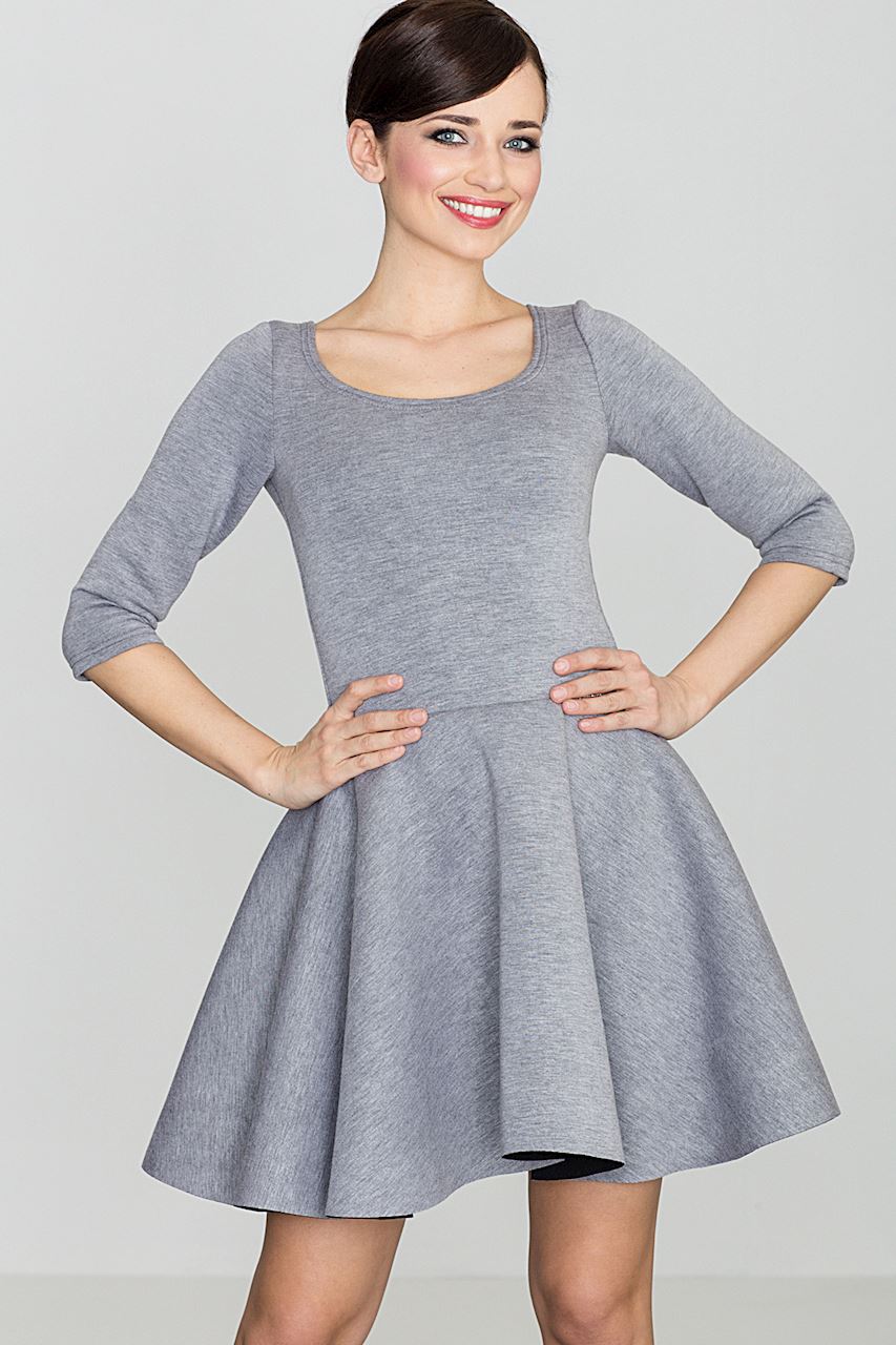 Levně Lenitif Woman's Dress K227 Grey