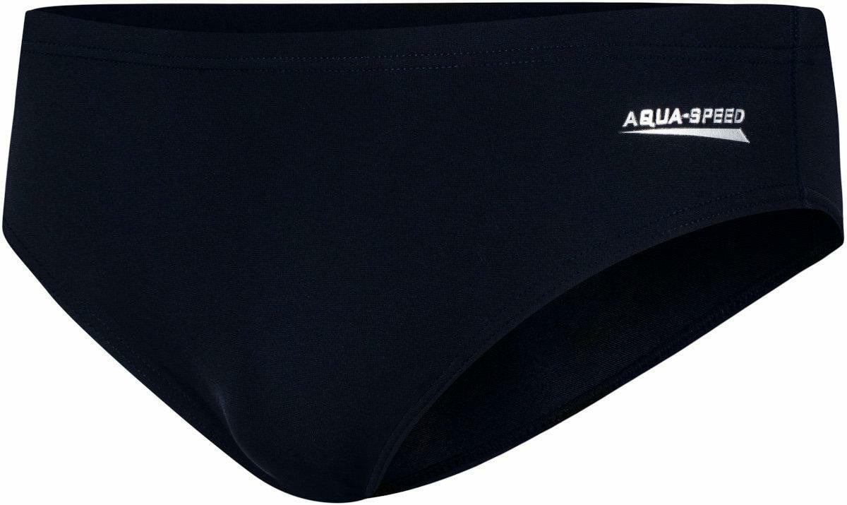 AQUA SPEED Man's Swimming Briefs Alan Navy Blue