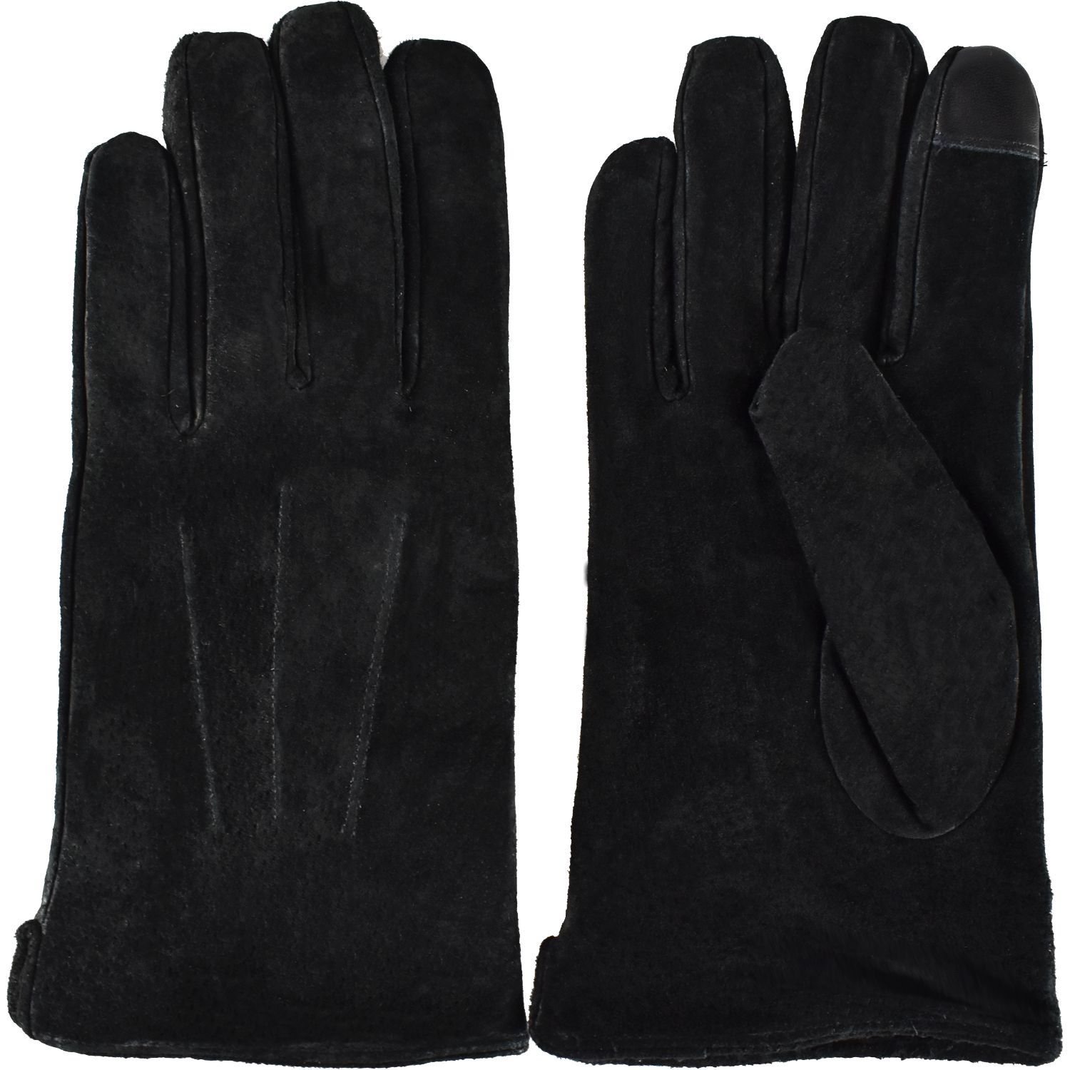 Levně Semiline Man's Men Leather Antibacterial Gloves P8218