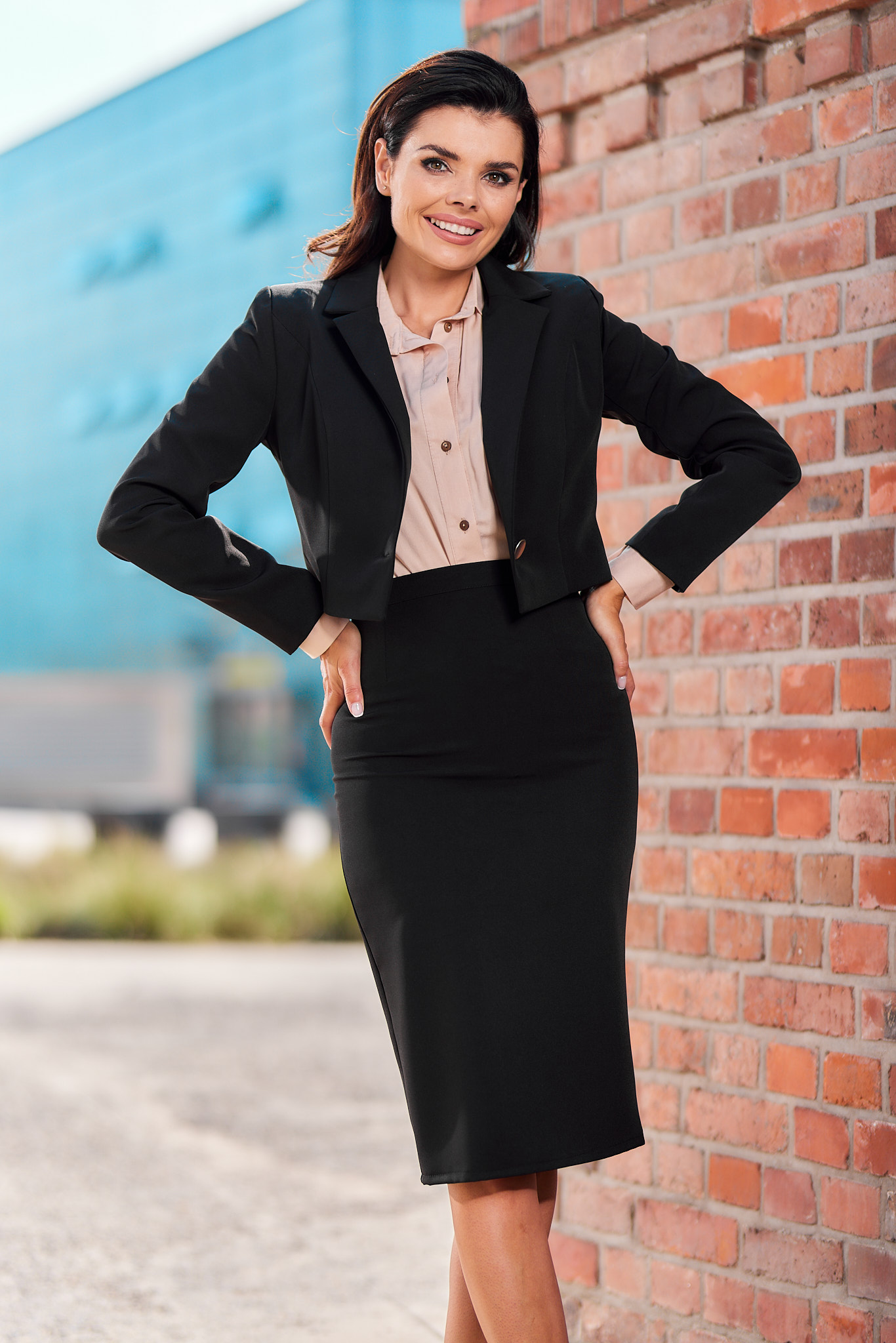 Awama Woman's Jacket A529 Black
