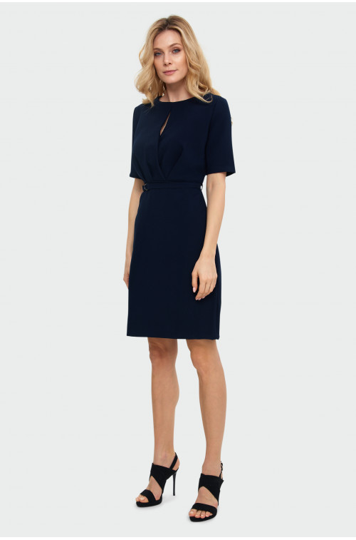 Levně Greenpoint Woman's Dress SUK5100035S20 Navy Blue