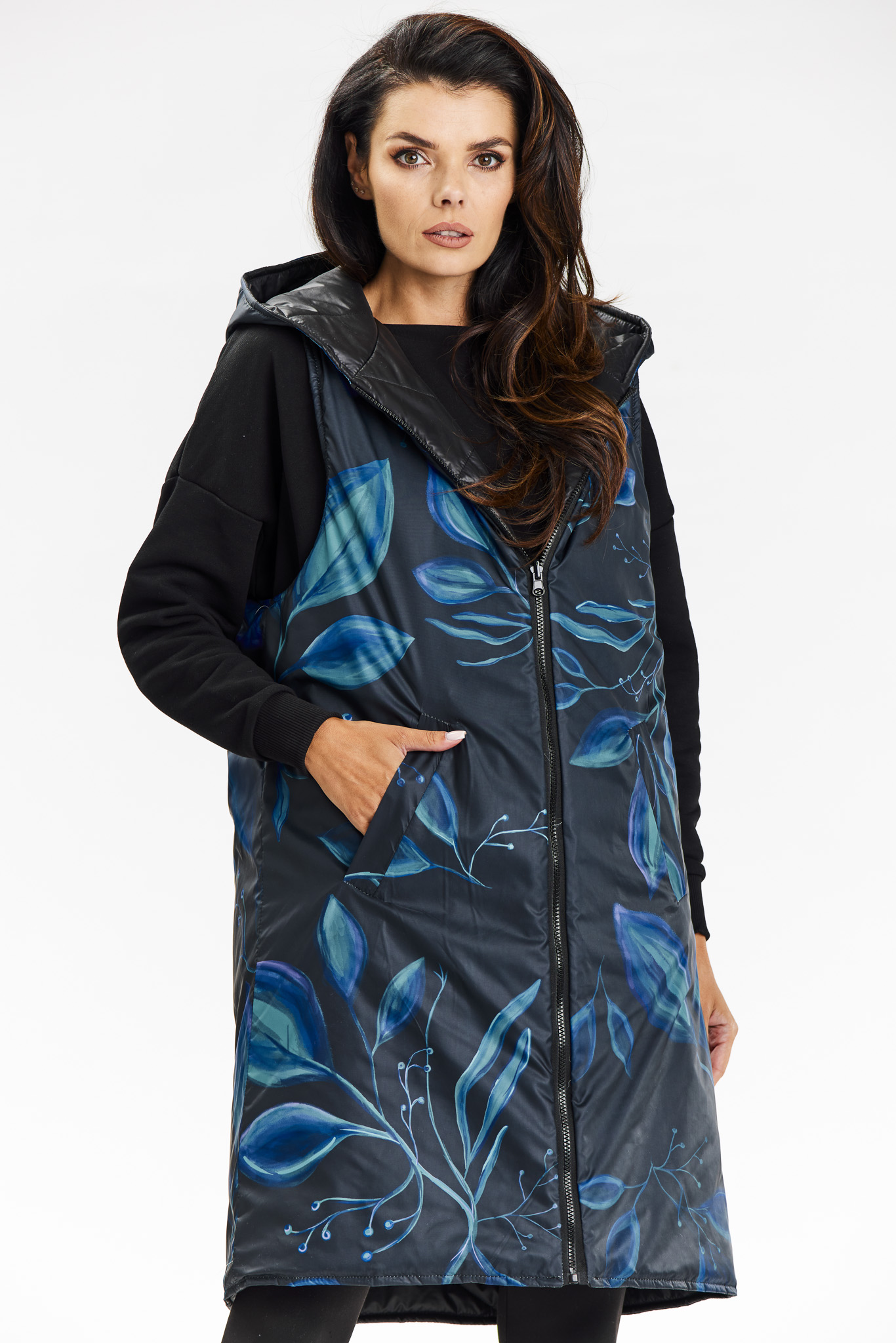 Awama Woman's Vest A683 Black