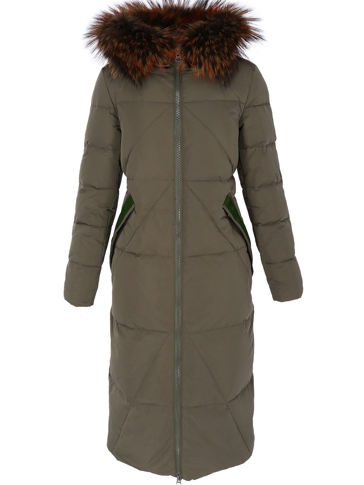 Dámska bunda PERSO PERSO_Coat_BLH919029FX_Khaki