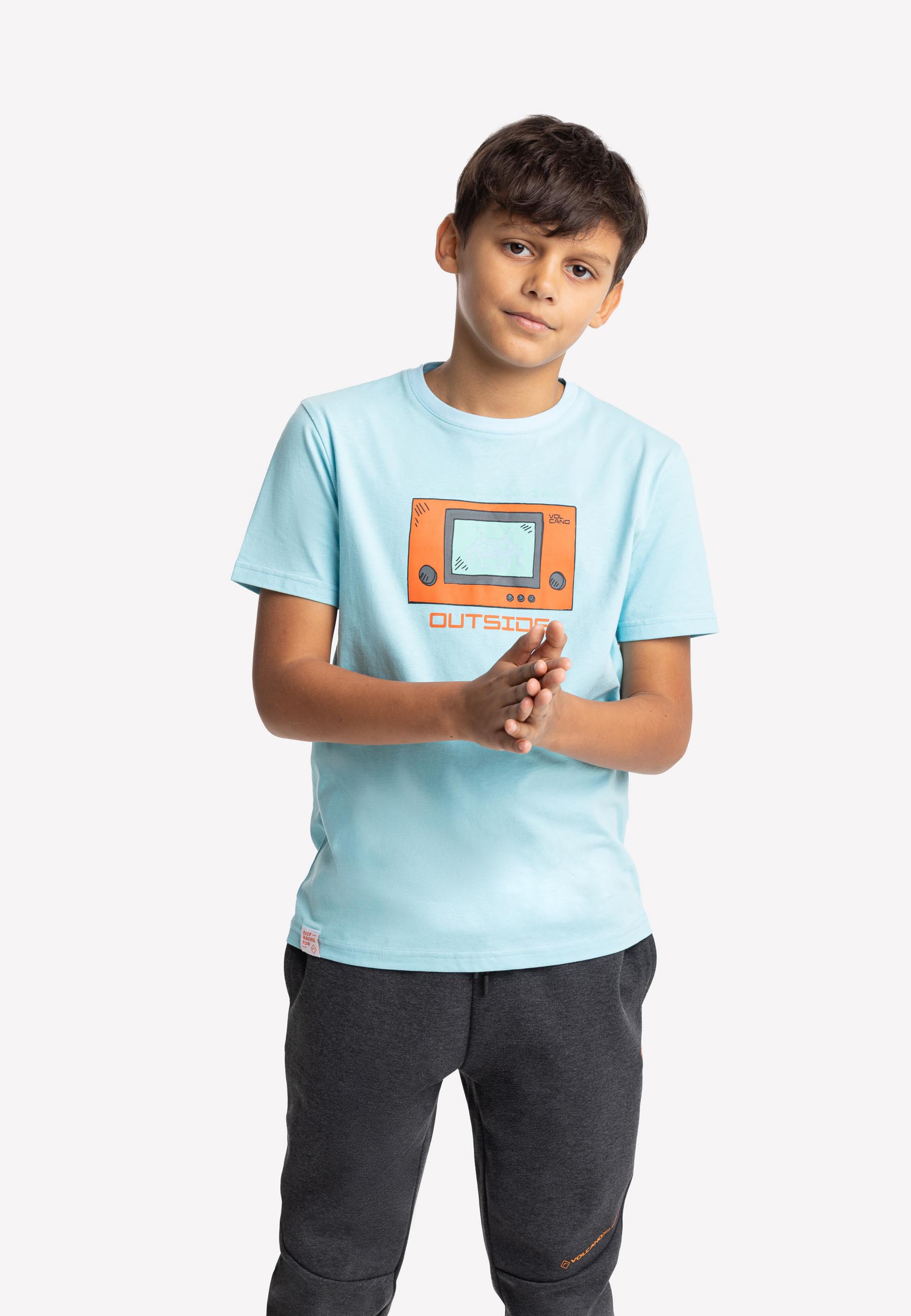 Levně Volcano Kids's Regular T-Shirt T-Outside Junior B02420-S22