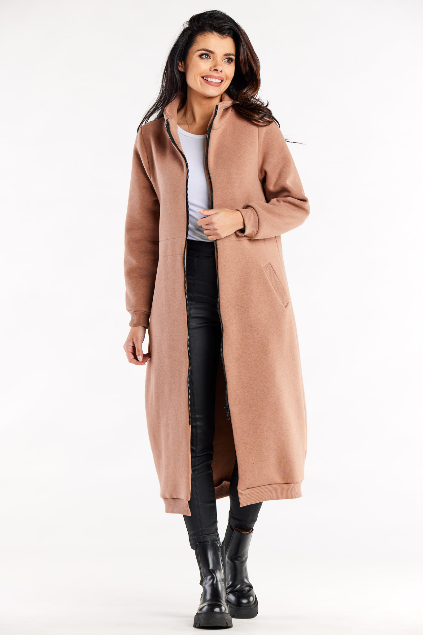 Infinite You Woman's Hoodie M326 Beige
