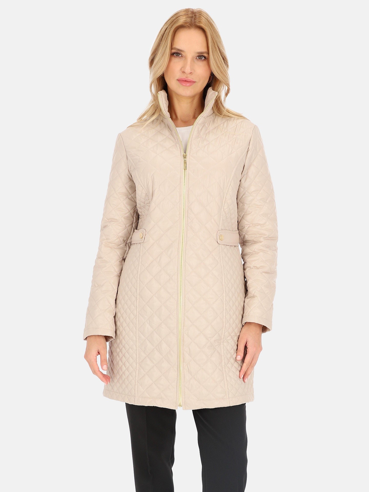 PERSO Woman's Elegant quilted spring summer women's coat