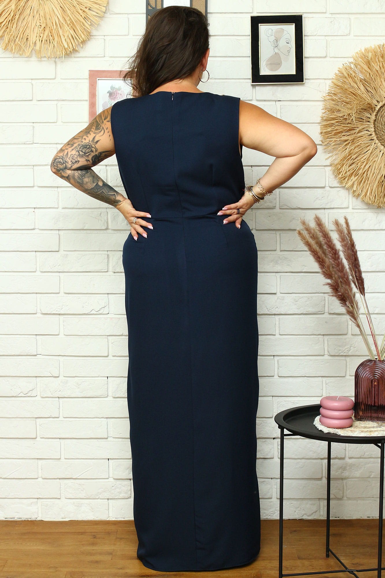 Rochie de dama Karko Navy Blue