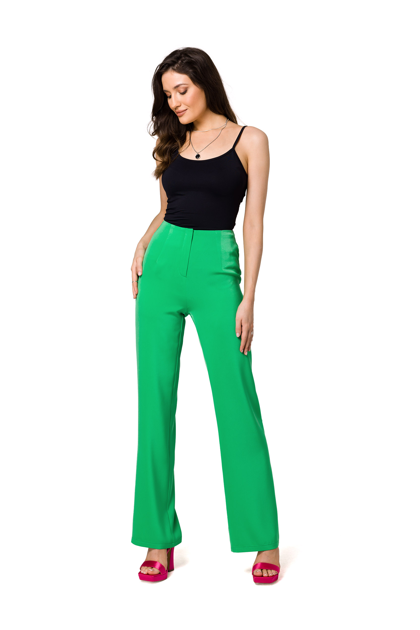 Makover Woman's Trousers K162