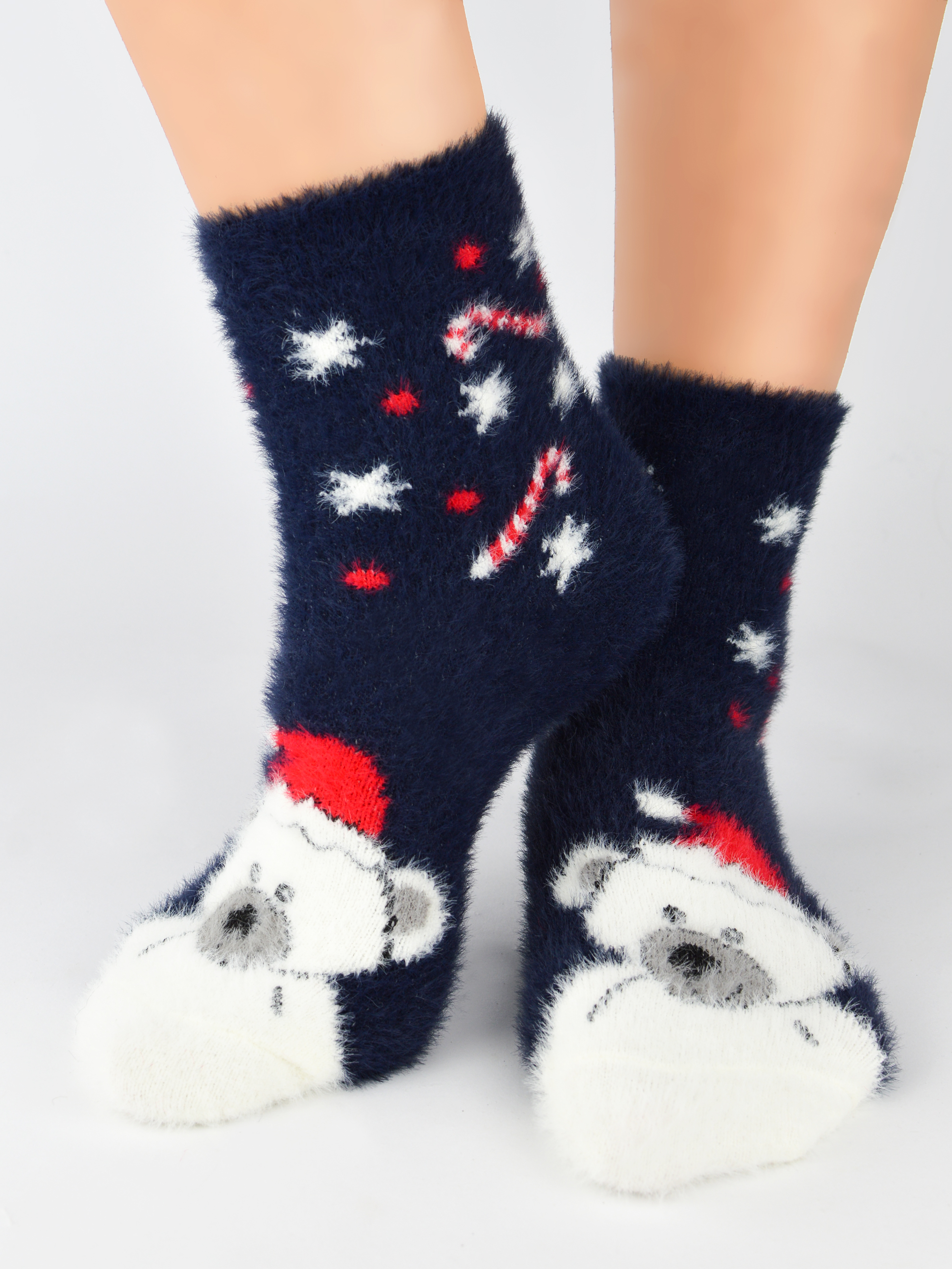 NOVITI Woman's Socks SB090-W-05 Navy Blue