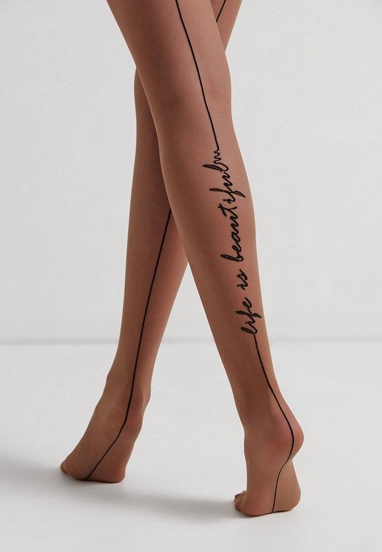 Conte Woman's Tights & Thigh High Socks Euro-Package Bronz