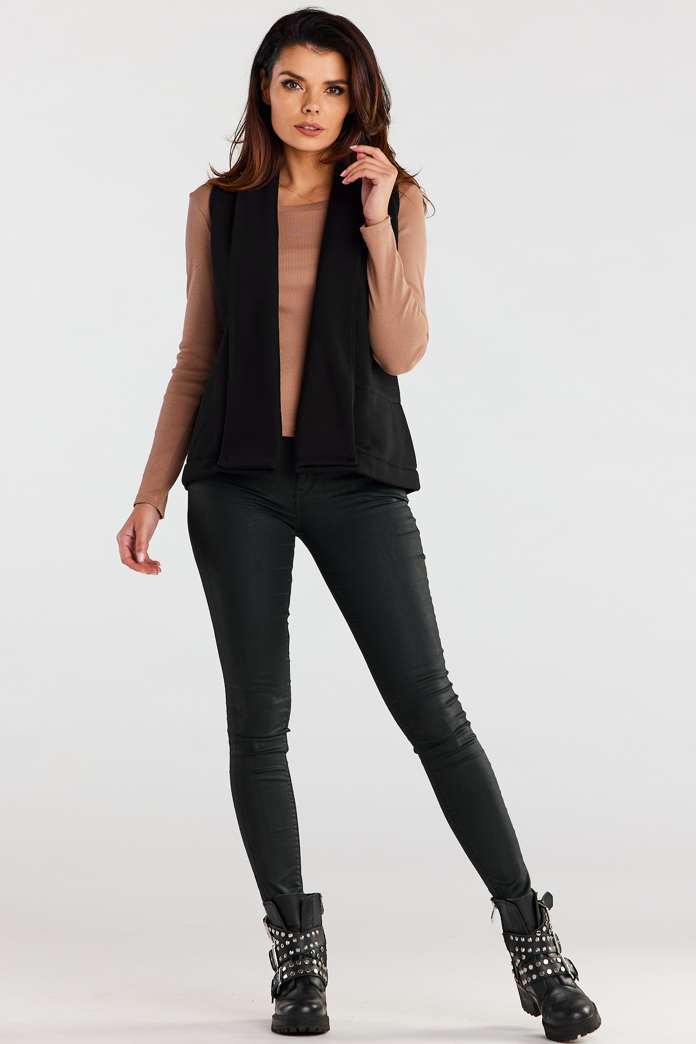 Awama Woman's Vest A155 Black