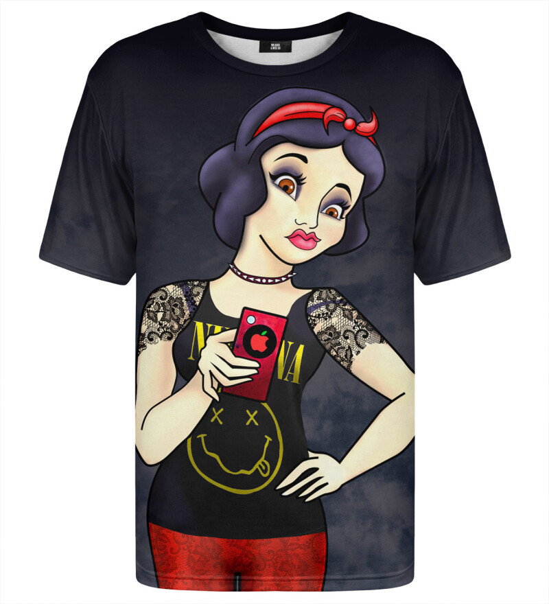 Mr. GUGU &; Miss GO Unisex's Snow White Selfie T-Shirt Tsh2191