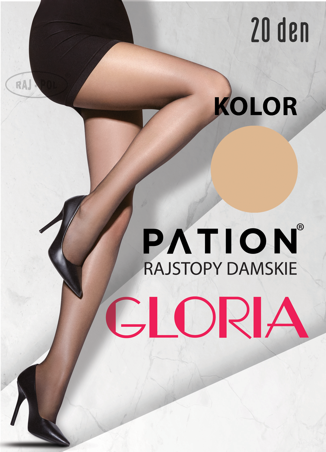 Levně Raj-Pol Woman's Tights Pation Gloria 20 DEN Visione