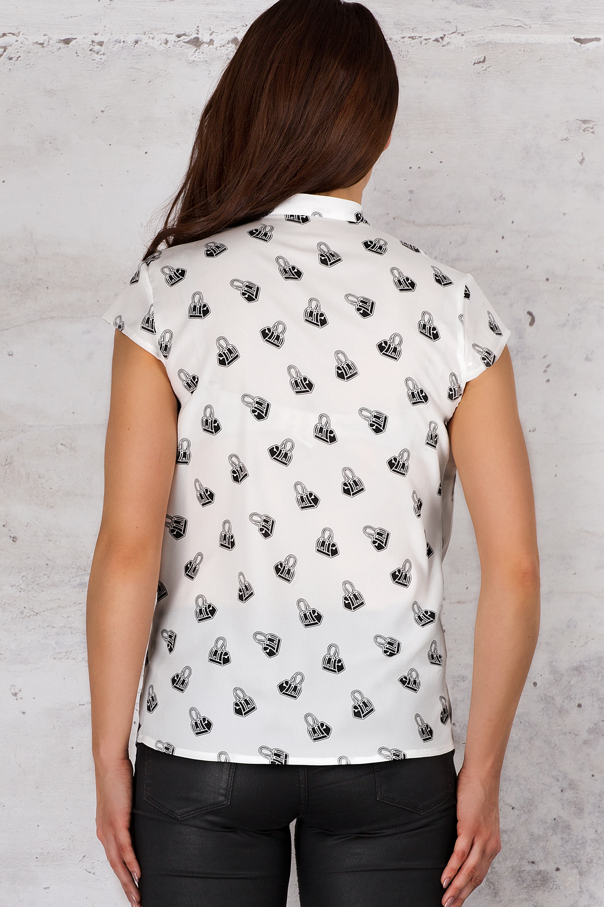 Infinite You Woman's Shirt M061 Ecru/Pattern