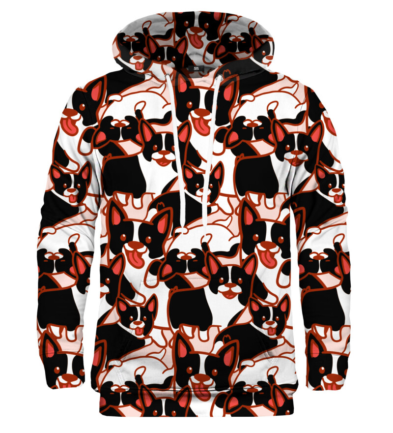 Mr. GUGU & Miss GO Unisex's Hoodie Kangaroo H-K2028