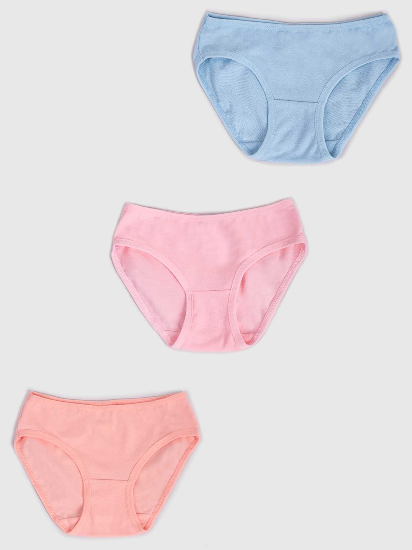 Levně Yoclub Kids's Cotton Girls' Briefs Underwear 3-Pack BMD-0036G-AA30-001