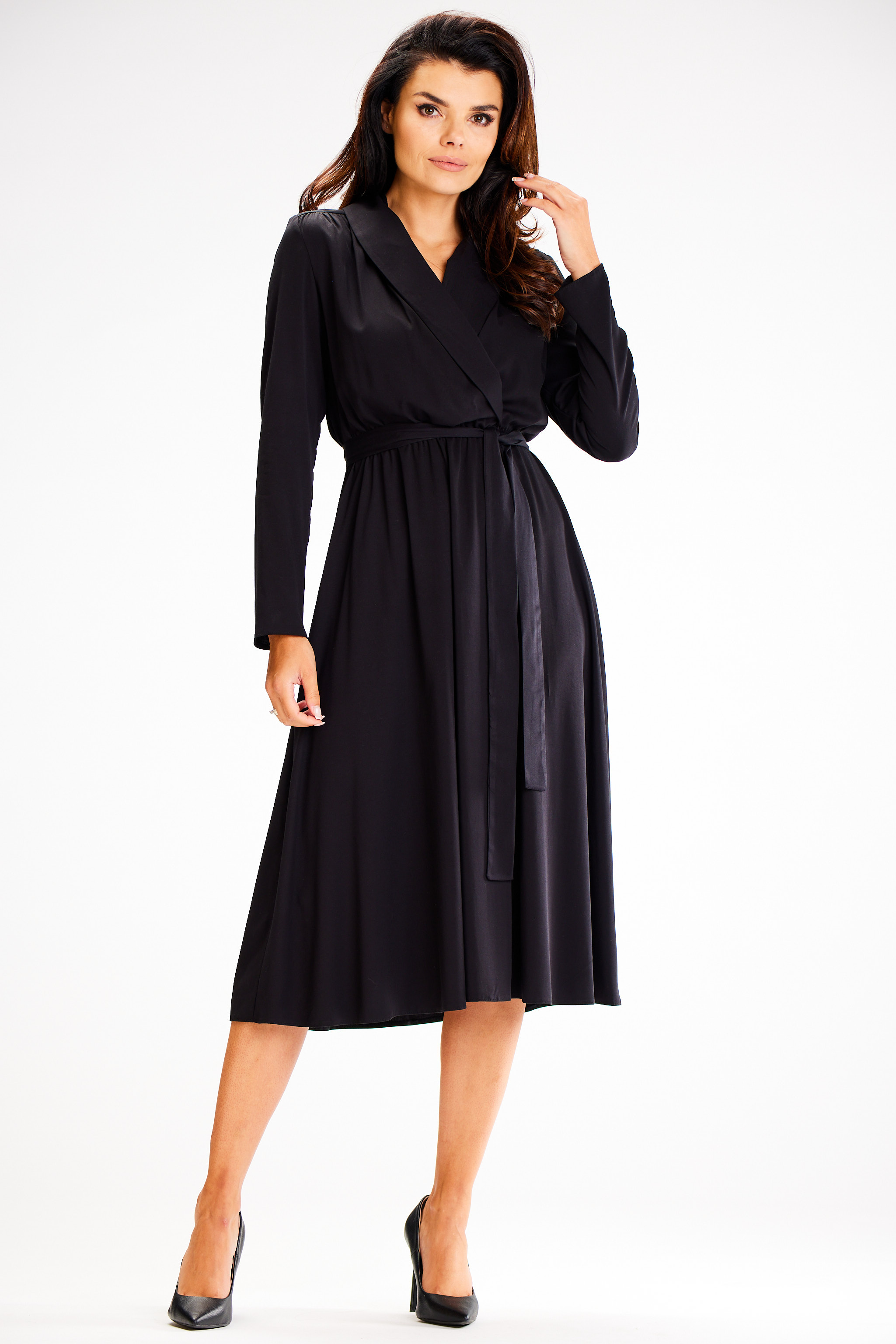 Awama Woman's Dress A604 Black