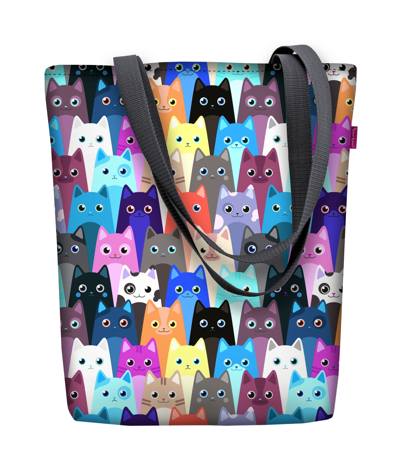 Bertoni Plátěná taška Sunny Meow Multicolour 29 cm x 40 cm x 36 cm x 8 cm