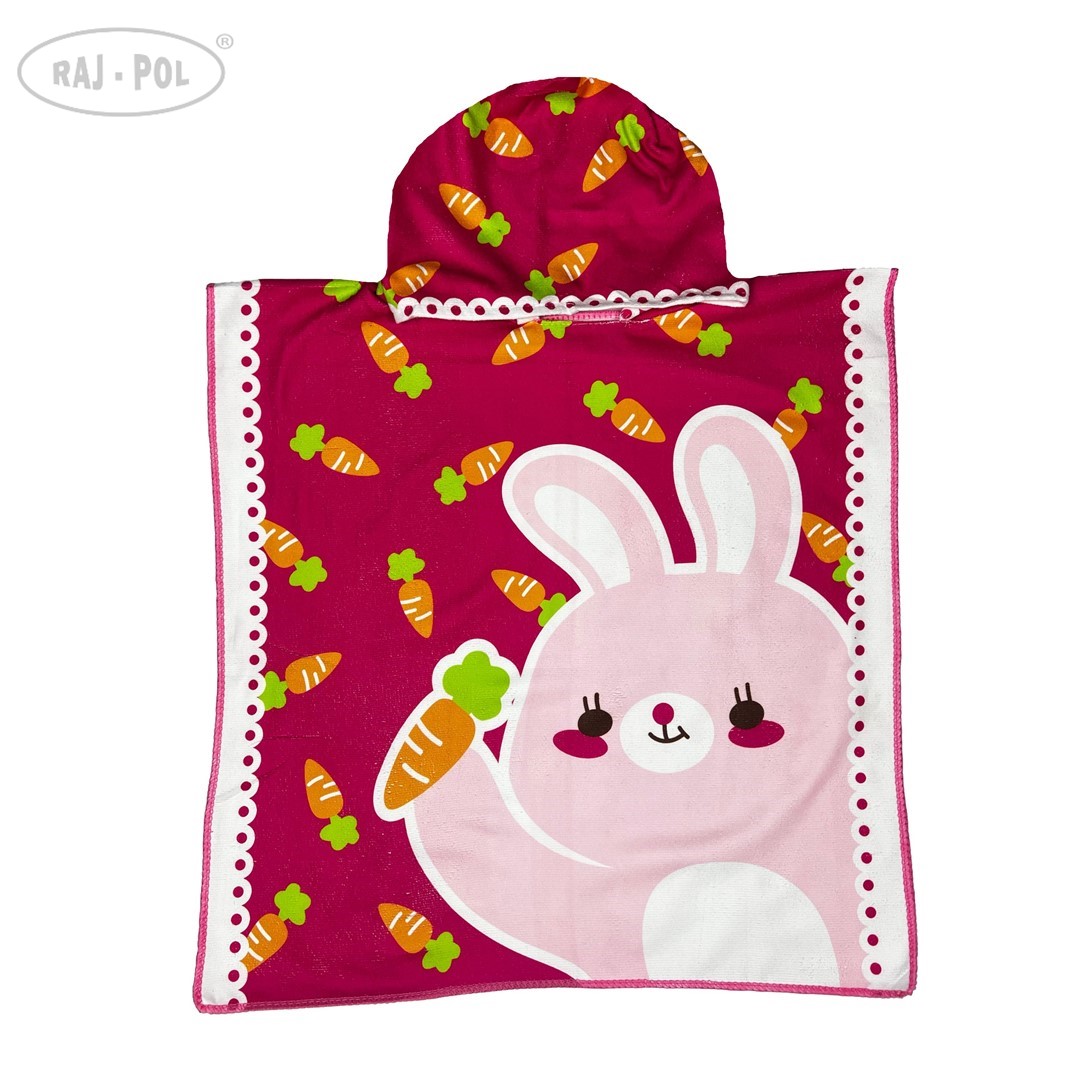 Levně Raj-Pol Unisex's Towel Beach Poncho Bunny