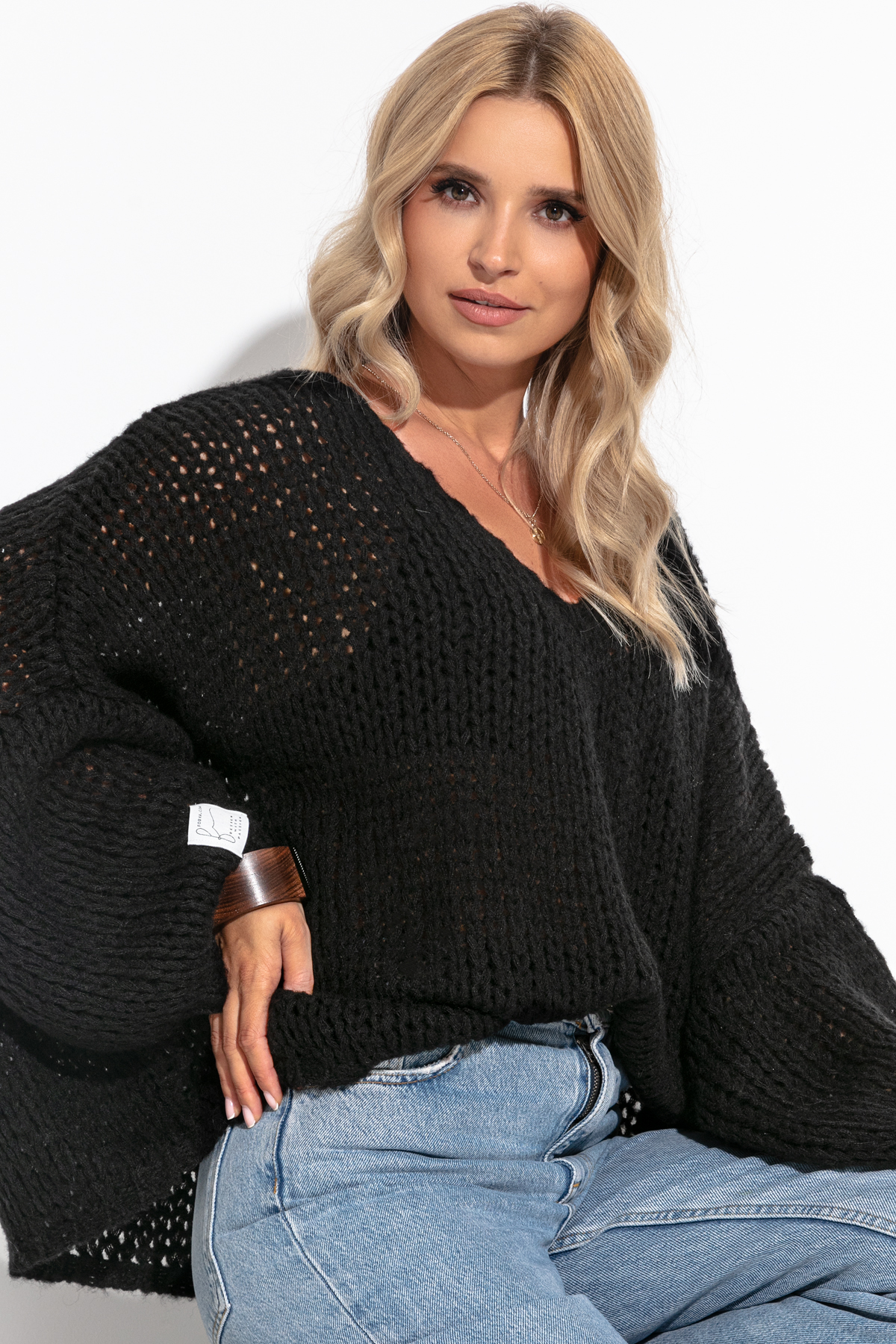 Pulover dama Fobya Oversized