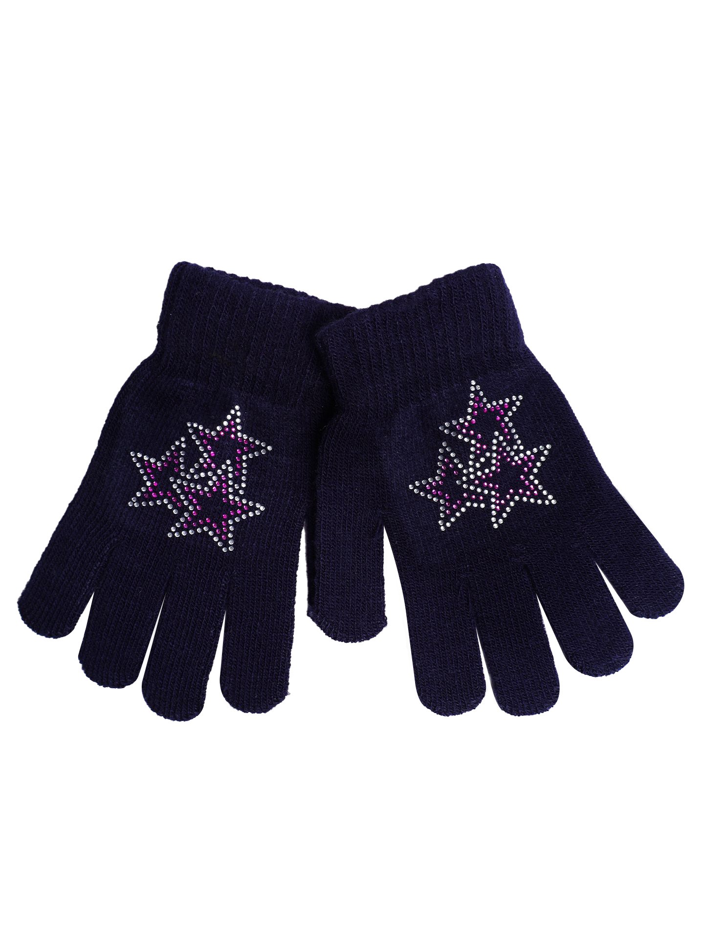 Yoclub Kids's Gloves RED-0216G-A250-003 Navy Blue