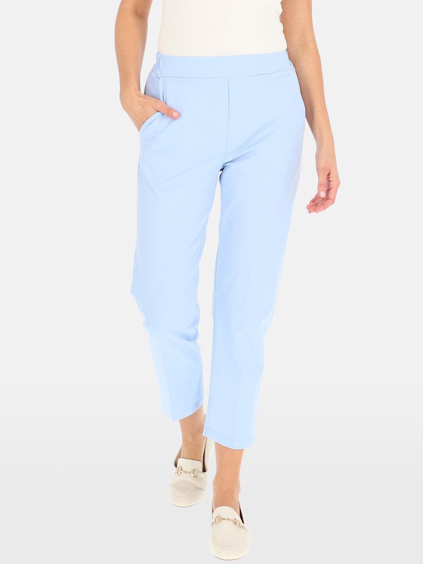PERSO Woman's Elegant women's cigarette shape trousers
