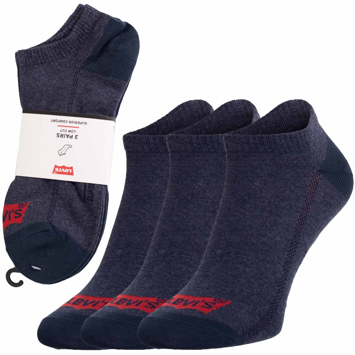 Levi'S Unisex's Sock 903050001825 Navy Blue/Navy Jeans