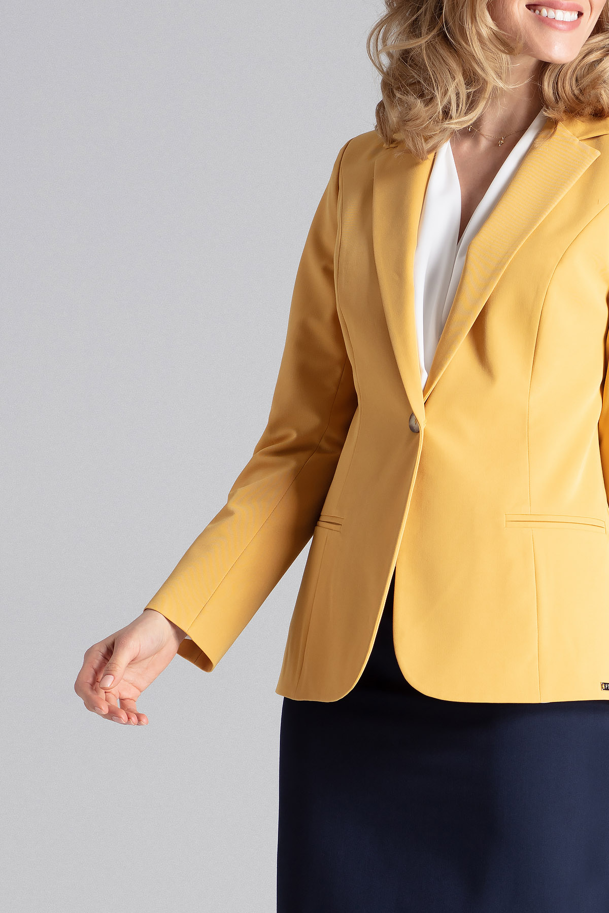 Figl Woman&#039;s Jacket M653 Mustard