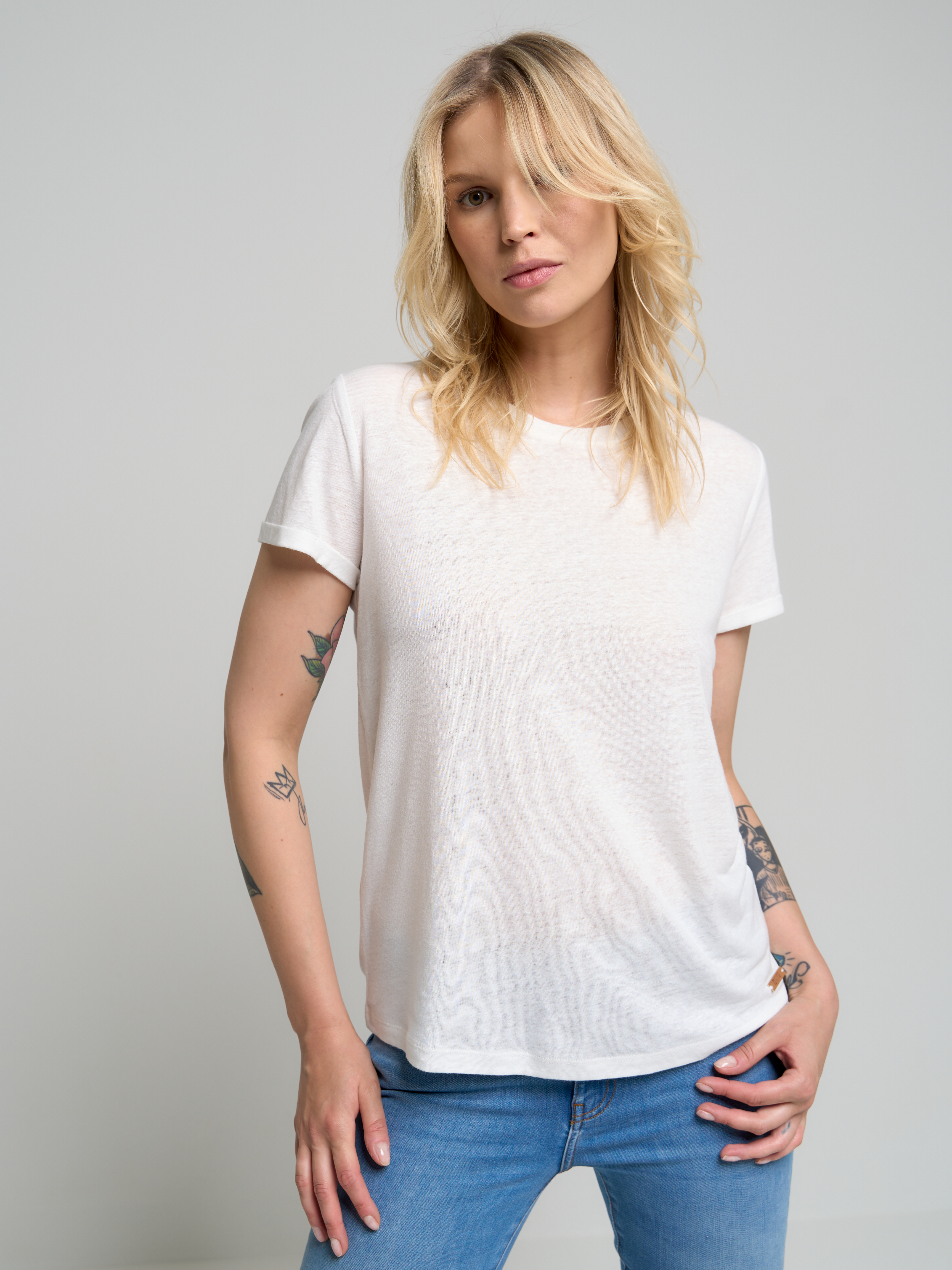 Levně Big Star Woman's T-shirt 152249 White