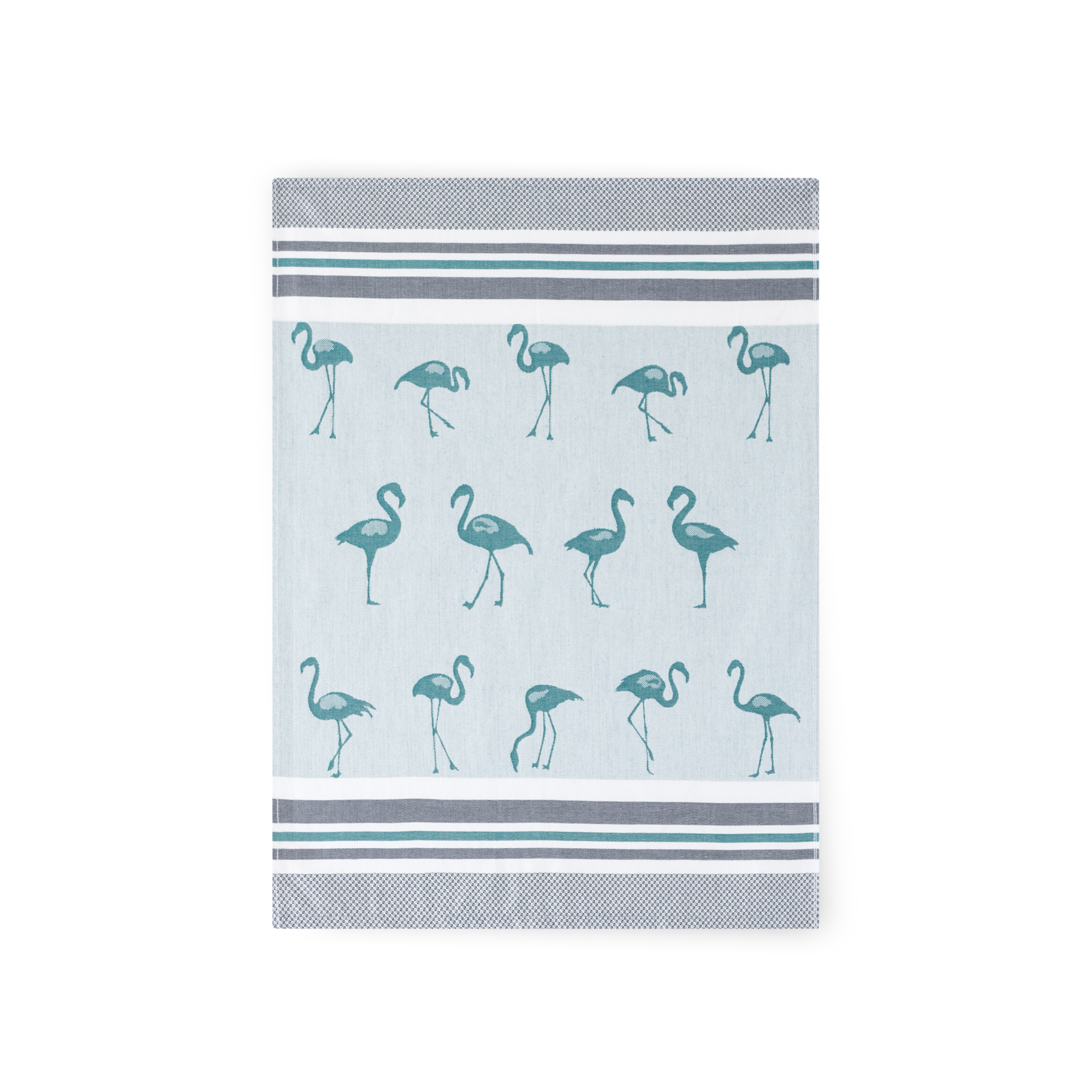 Levně Zwoltex Unisex's Dish Towel Flamingi Green/Pattern