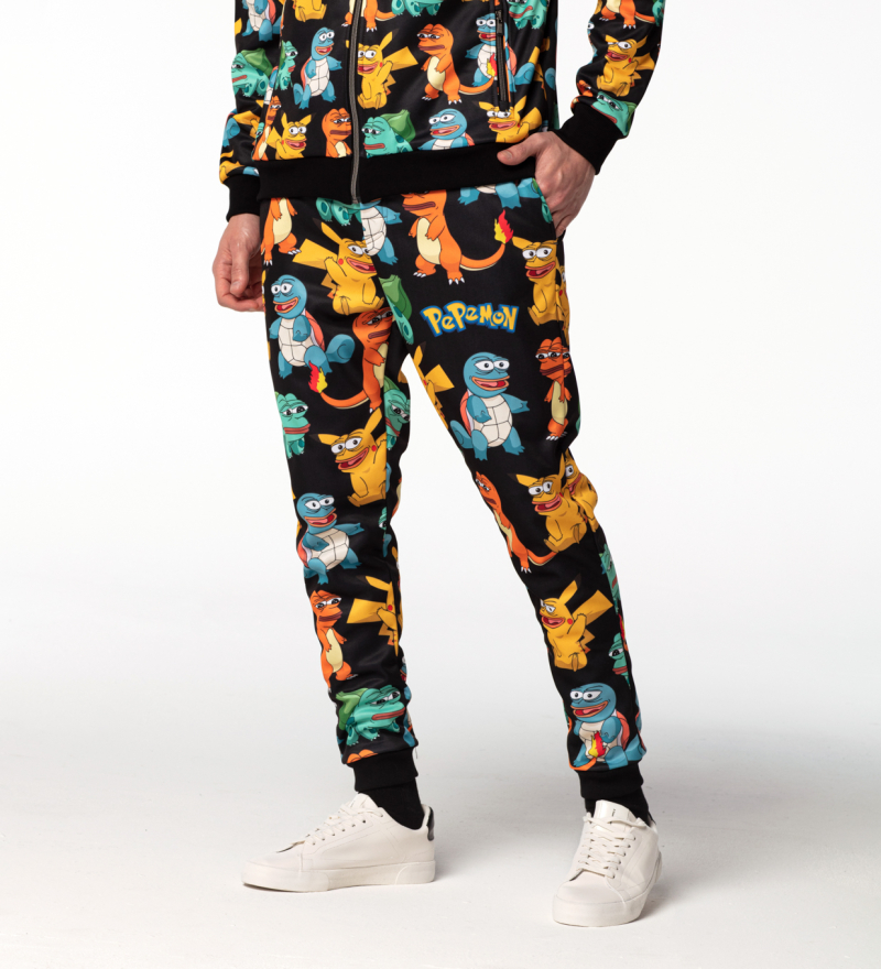 Mr. GUGU & Miss GO Man's Pepemon Track Pants PNS-W-548 2435