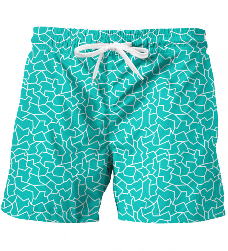 Pantaloncini Da Bagno Da Uomo Mr. GUGU & Miss GO BLUE PATTERN