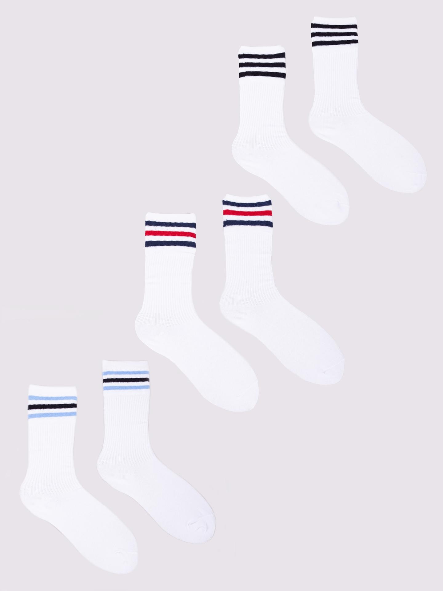 Levně Yoclub Unisex's Mens' Socks Basic Colours 3-Pack SKA-0130U-0100