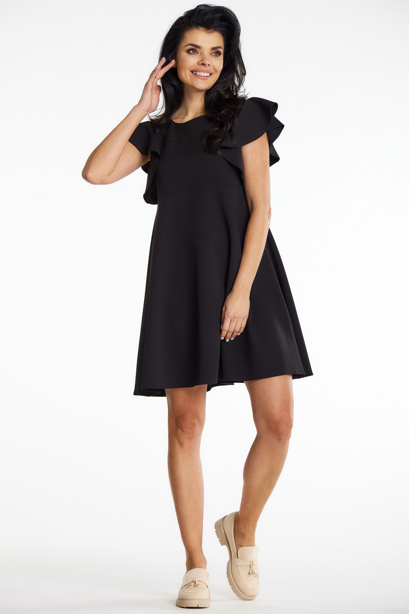 Awama Woman's Dress A643 Black