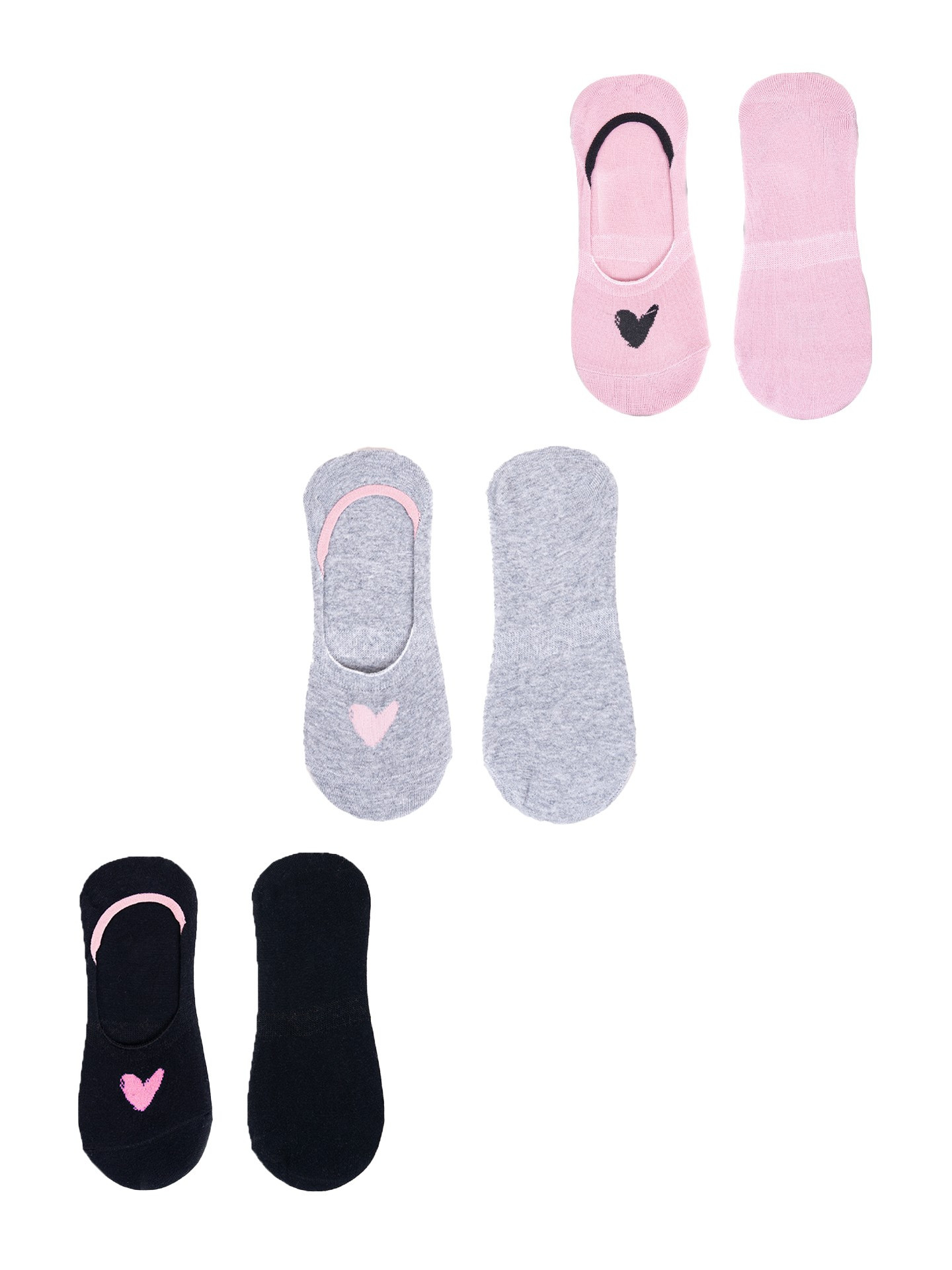 Yoclub Woman's Ankle Socks 3-Pack SKB-0045K-0000