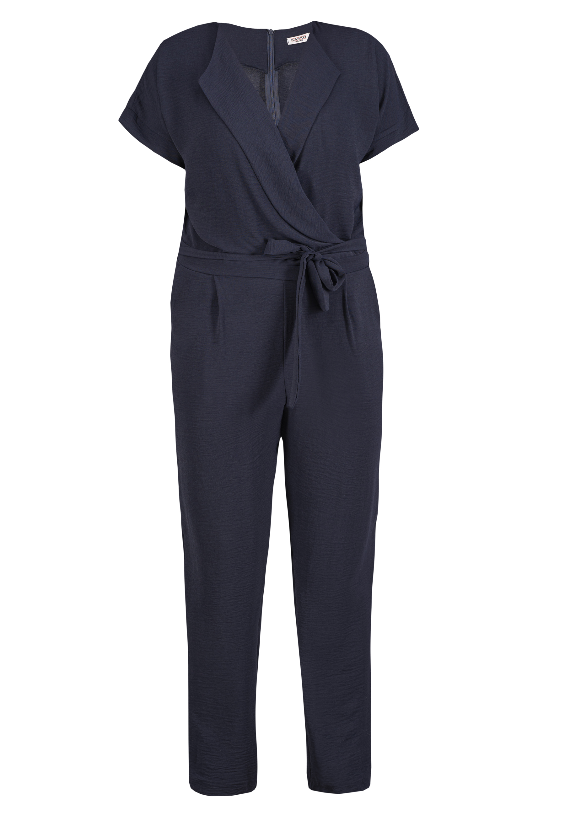 Set de dama Karko Karko_Jumpsuit_Q229_Navy_Blue