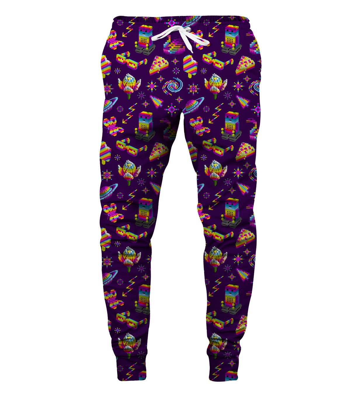 Aloha From Deer Unisex's Pixel Perfect Sweatpants SWPN-PC AFD345