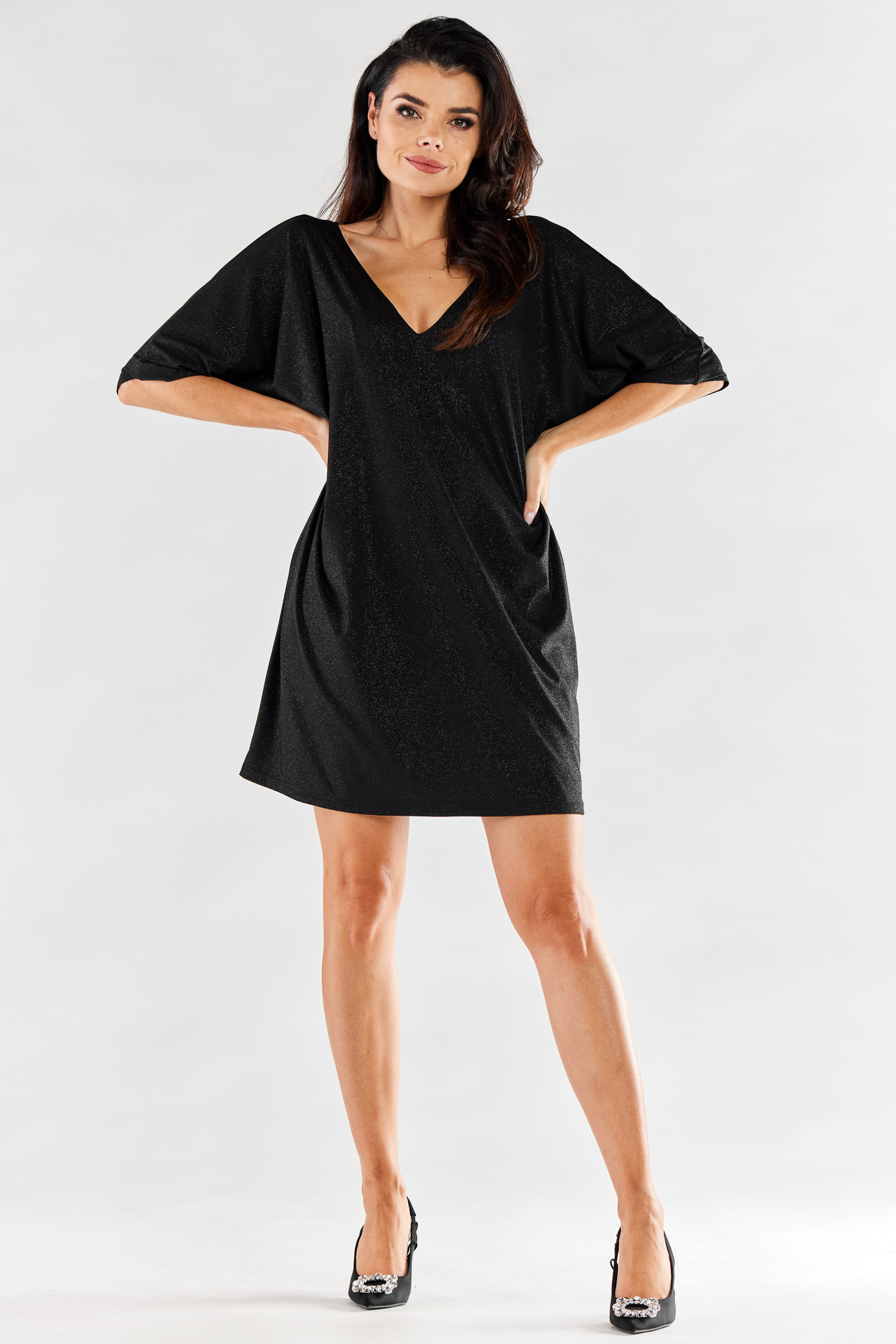 Awama Woman's Dress A557 Black