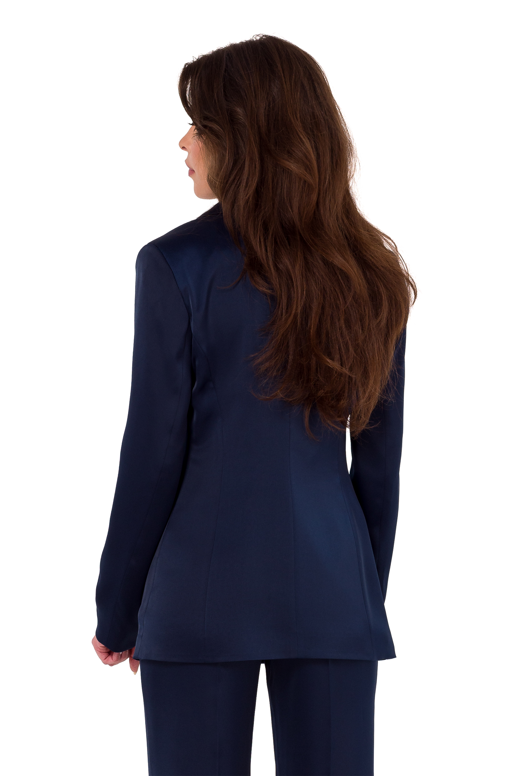 Makover Woman&#039;s Jacket K173 Navy Blue