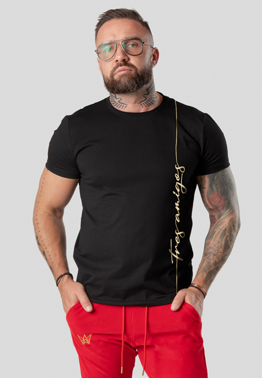 Levně TRES AMIGOS WEAR Man's T-Shirt B001-KKS2-W2Z