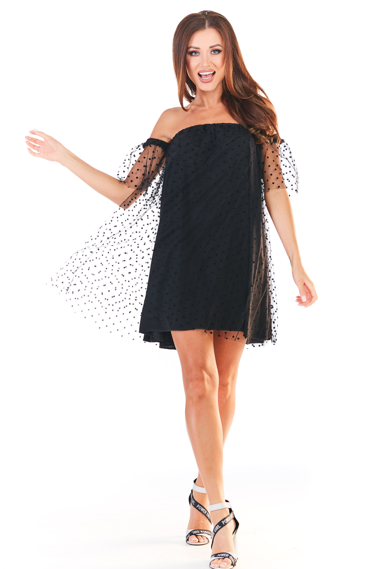Awama Woman's Dress A355 Black