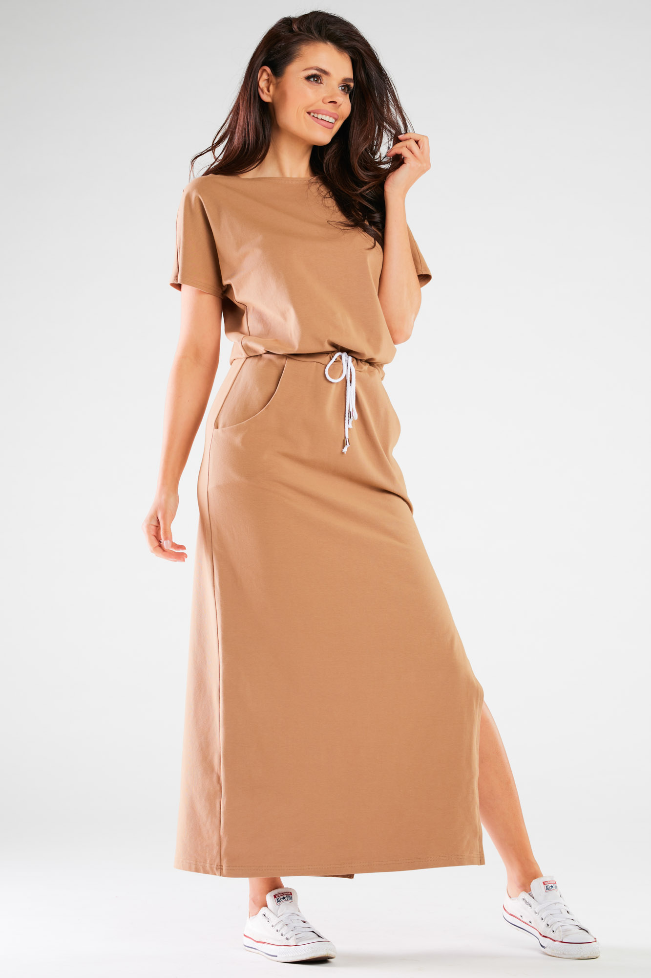 Infinite You Woman's Dress M253 Beige