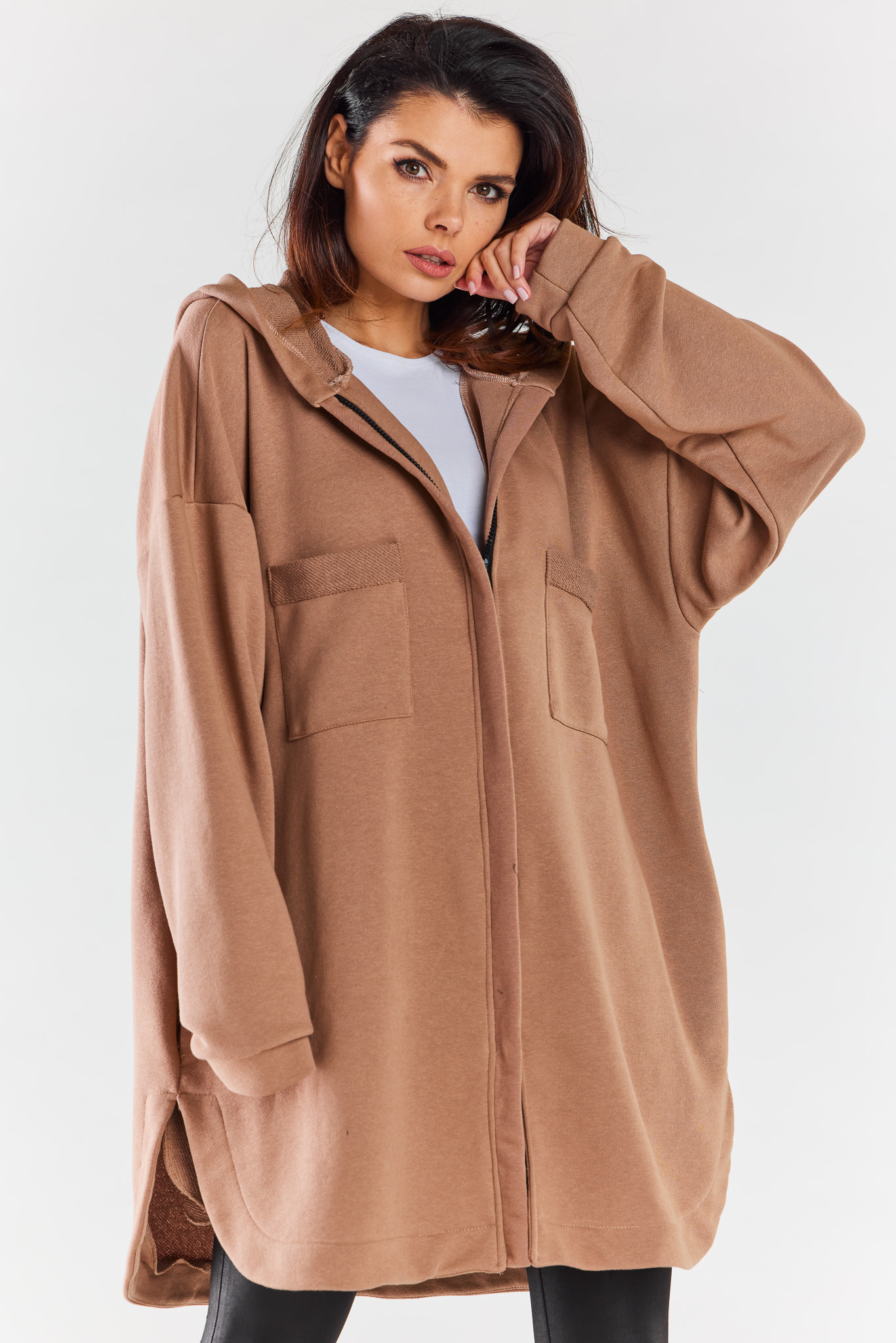 Infinite You Woman's Hoodie M281 Beige